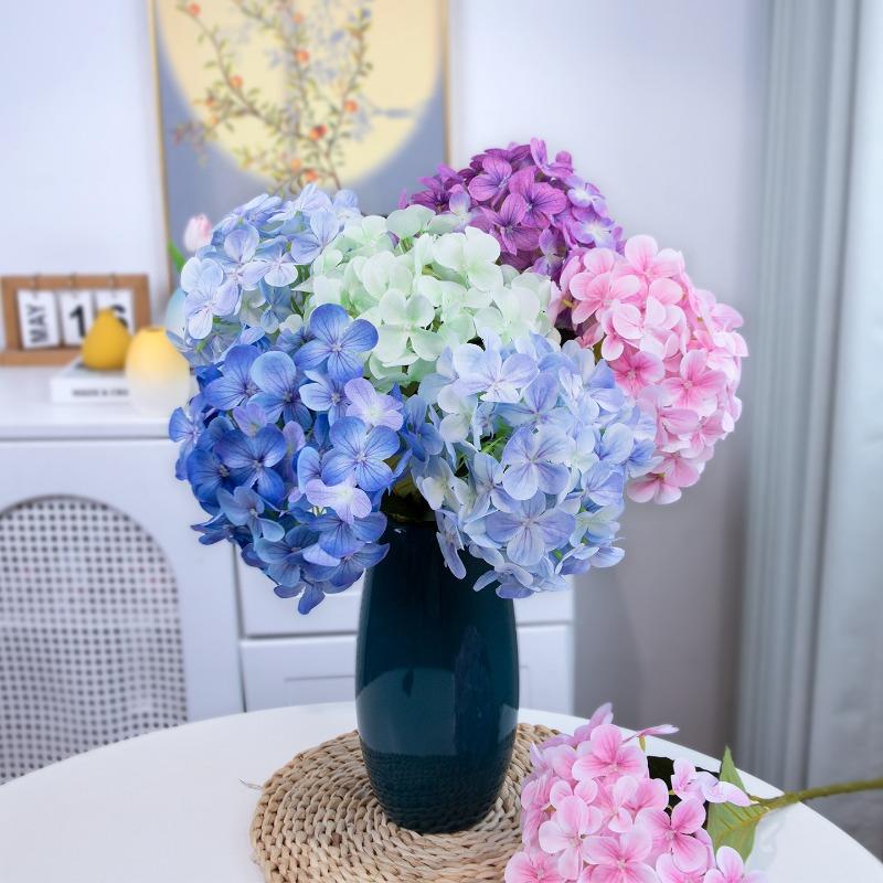 Artificial Hydrangea Wedding Hall Home Decoration Ornaments, Artificial Hydrangea Artificial Flowers
