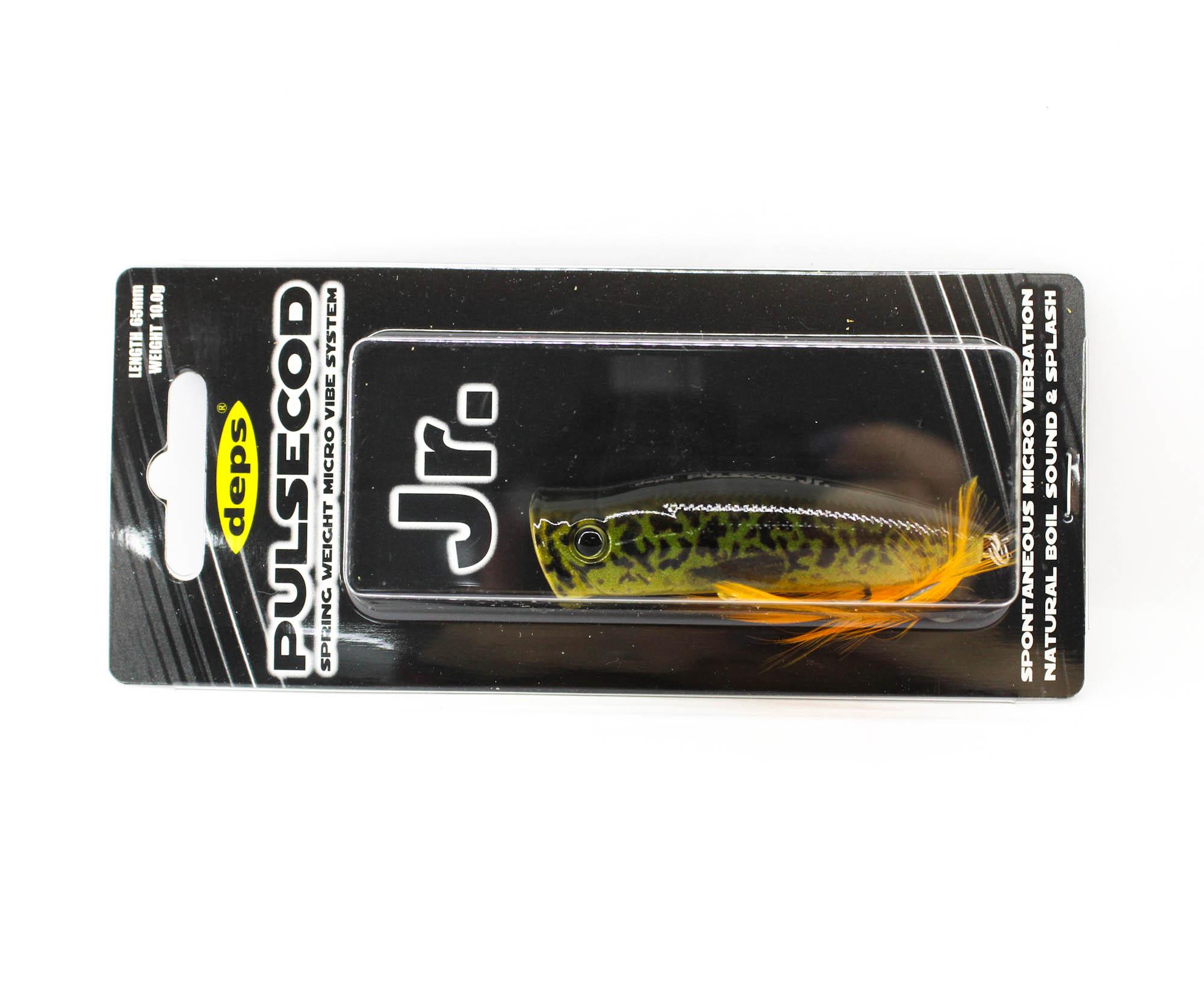 

Deps Pulsecod JR Поппер Плавающий Воблер 65мм 10 грамм 17 (7175)