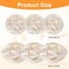 6-Piece Mini Banneton Basket Set with Bread Proofing Cover - Banneton Covers & Basket Liner for Sourdough Bread Baking Supplies - Includes 3 Oval & 3