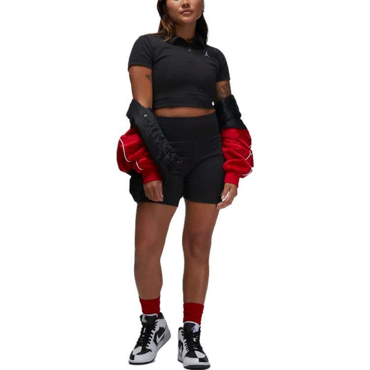 New Jordan Crop Tops Women's Black DZ3333-010