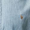 Polo Ralph Lauren FW21 Logo Embroidered Solid Color Shirt Men shirts Light-Blue 710792042001