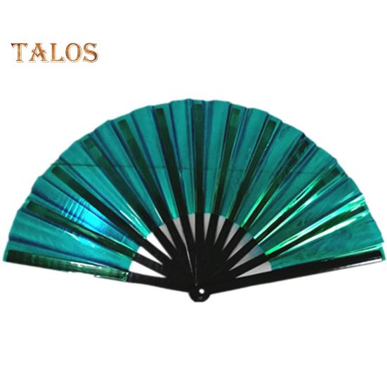 Folding Fan Brilliant Color Outfit Accessories Decorative Simple 13 Inch Festival Halloween Folding Fan Home Decoration