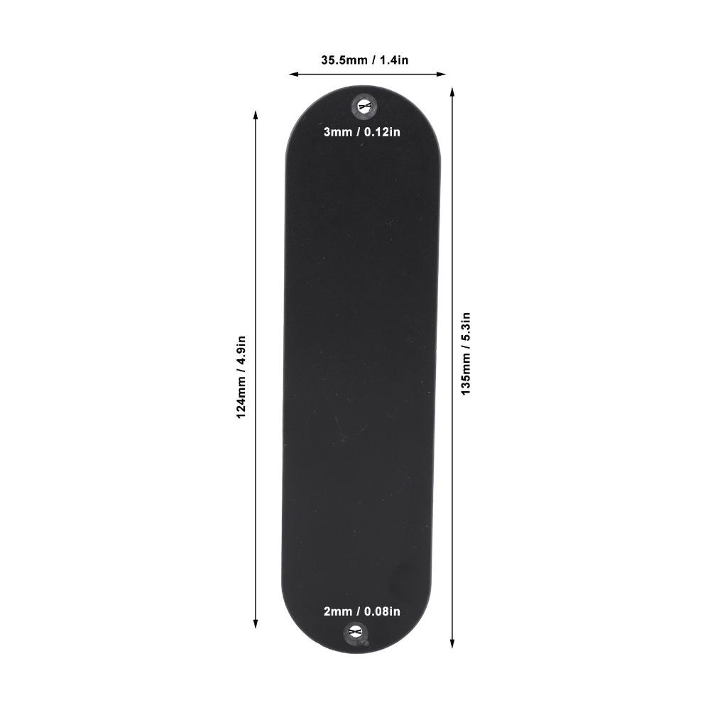 2PCS 2 Hole Style Electric Guitar Blank Plate Guitar Back Cover Electric Guitar