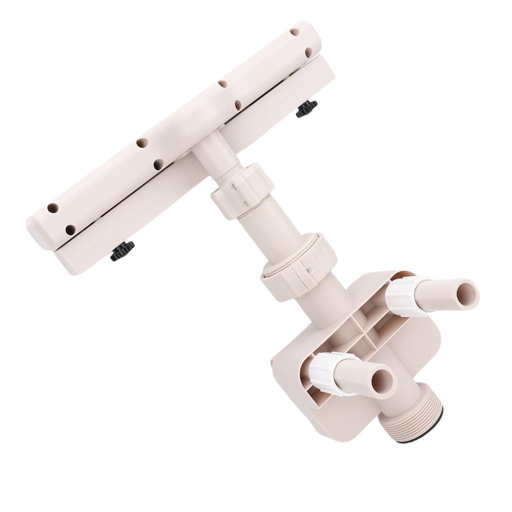 Above Ground Pool Fountain with LED Lights 360 Degree Pool Waterfall Fountain for Outdoor Decor Relaxation