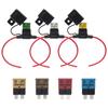 Automatic Reset Circuit Fuse Breakers w/ Fuse Holder Kit For Car/RV/Boat/Marine