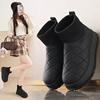 Thick-soled Snow Boots New Winter Velvet Maternity Short Boots Warm Bread Cotton Shoes Size
