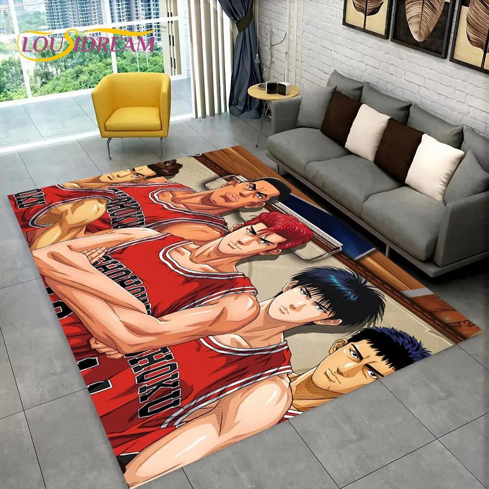 Slam Dunk Japan Anime Cartoon  Area Rug,Carpet Rug for Living Room Bedroom Sofa Doormat Decoration, Kids Play Non-slip Floor Mat
