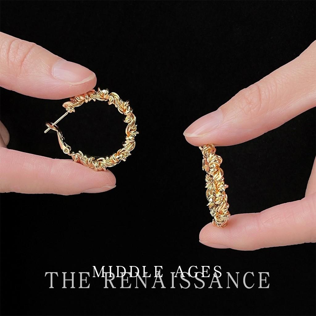 Неправильной формы металлические серьги нишевый дизайн ins ветер серьги серьги женщины