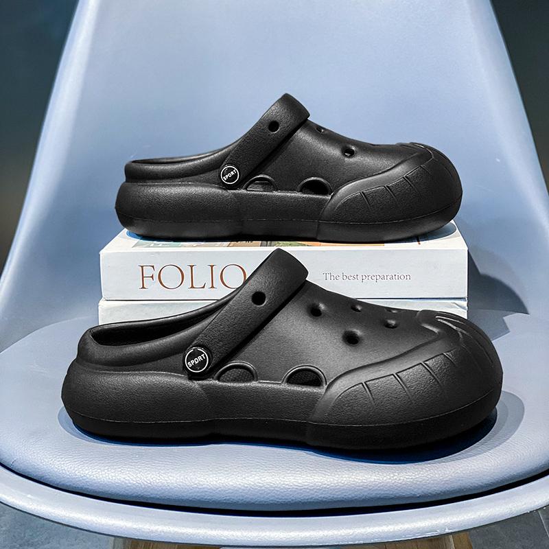 

Размер 36-45 Летние роскошные парные пляжные сандалии для мальчиков Высококачественные домашние тапочки для мальчиков Мужская обувь Бесплатная доставка 44-45 чёрный