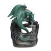 Ceramic Vintage Dragon Backflow Incense Burner, Home Decor, Tabletop Decor, Home Aromatherapy Christmas Gifts (Without Incense)