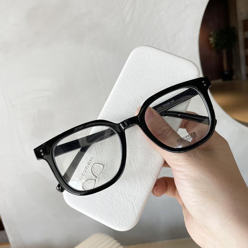 3Pcs Anti-Blue Light Glasses For Women With Regular Eyeglass Frame Finished Retro Flat Light Frame