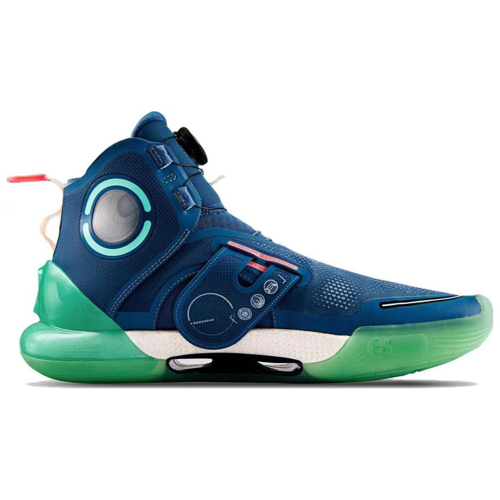 Li Ning YuShuai Evolution Textile, Synthetic Leather, TPU Rebound High Top Professional Competition Basketball Shoes ABAR041-4