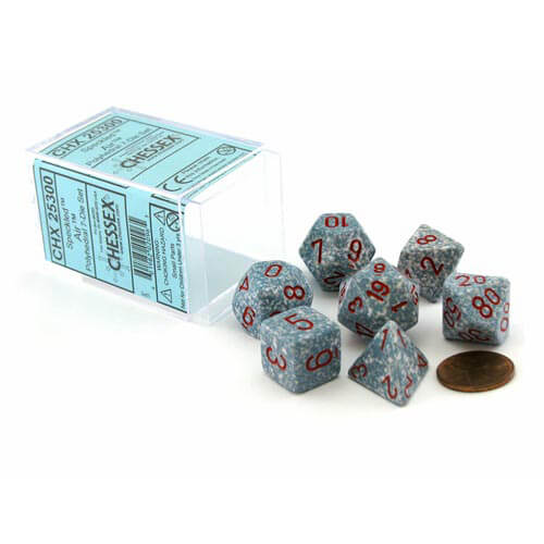 D7 Die Set Dice Speckled Poly (7 Dice) (Air)