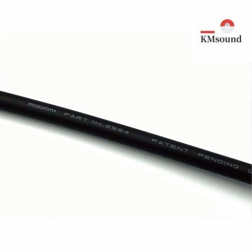 KM Sound MOGAMI 2524 1m Patch Cable with L-L Plugs, Made In Japan
