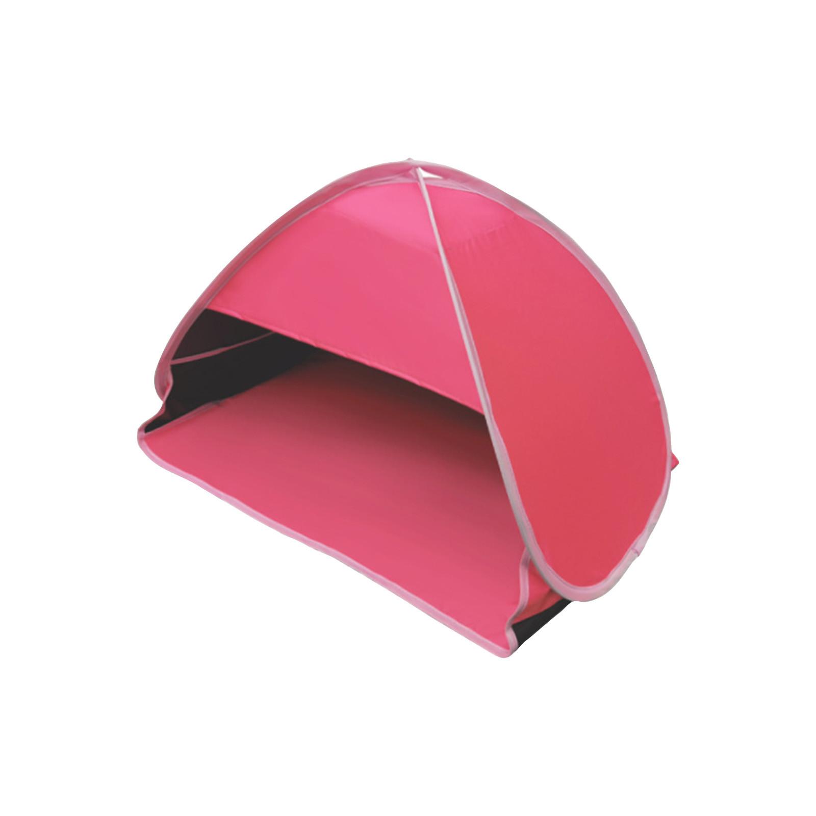 

Пляжный солнцезащитный тент, мгновенный солнцезащитный навес на молнии, пляжное кресло, УФ автоматическая теневая палатка-навес для пикника на открытом воздухе, пляжного кемпинга One Size горячий розовый