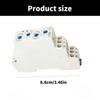 Multifunctional Time Delay Relaying Multifunctions DIN Rail Mount Wide Voltages Designs 24V 220V for Industrial Control