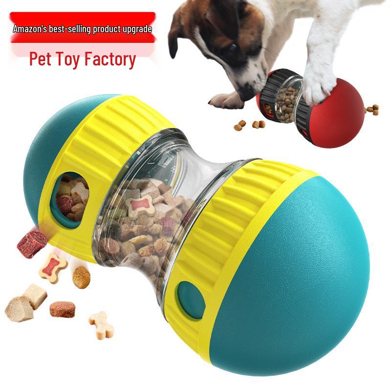 

Rotating Super Ball Dog Slow Feeder Toy Food Leak Ball зелёный