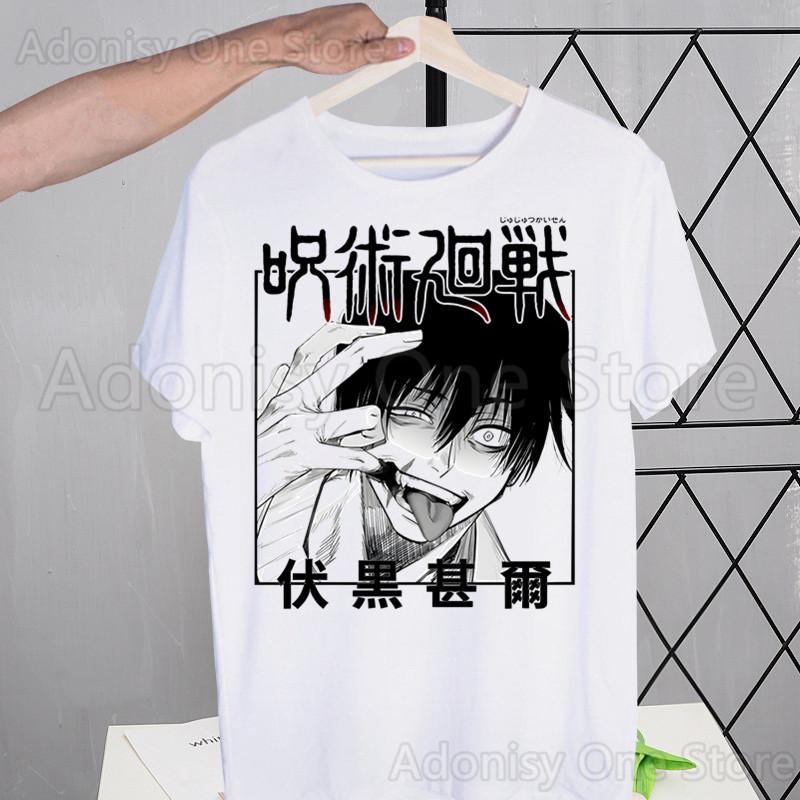 Toji Fushiguro Harajuku T-shirts Summer  Unisex/Wo Unisex Hip Hop Funny Print Tshirt Streetwear t shirts Short Sleeve Tops Shirt