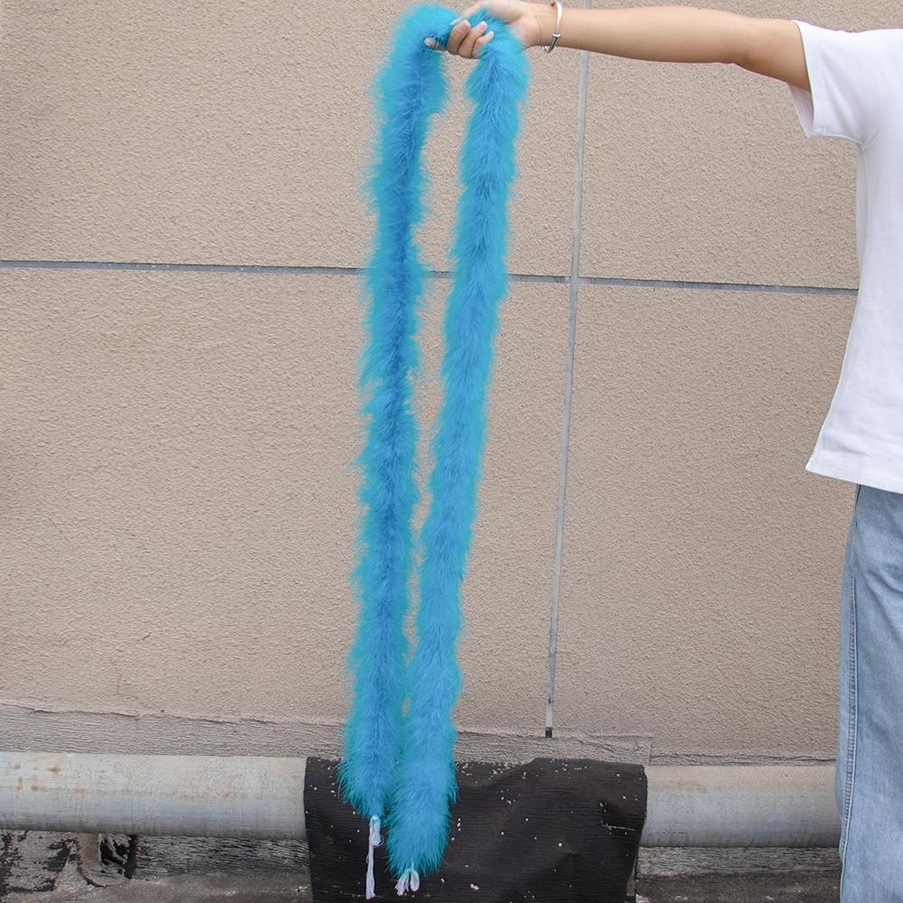 2M Turkey Marabou Feather Boa 11-50g for Scarf Clothing Christmas tree Decor Shawl Craft Costume Wedding Dress Plume Accessories