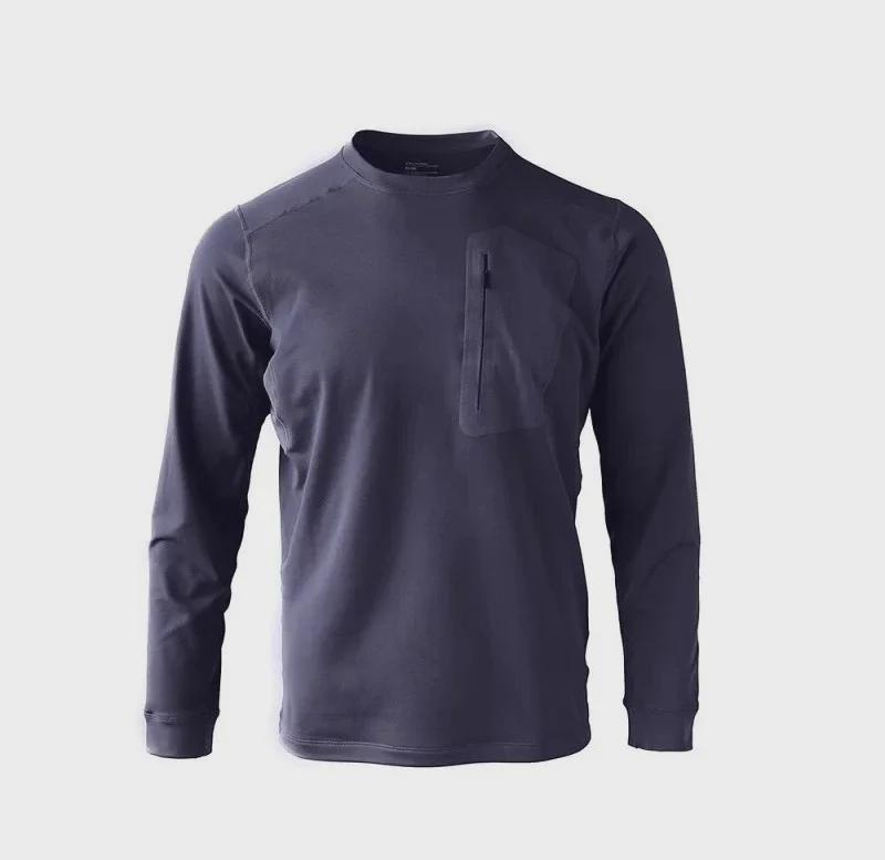 2023 Seria Ptaki Męska Szybkoschnąca Wysokoelastyczna Koszulka z Długim Rękawem do Sportów Outdoorowych