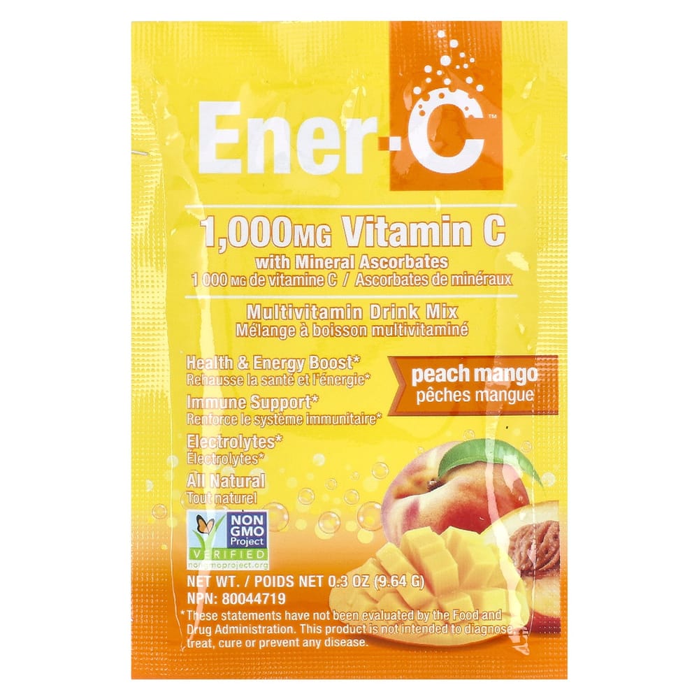 Inner C Vitamin C Multivitamin Drink Mix, Orange, 1000mg, 30 Packs (8.67g Each)