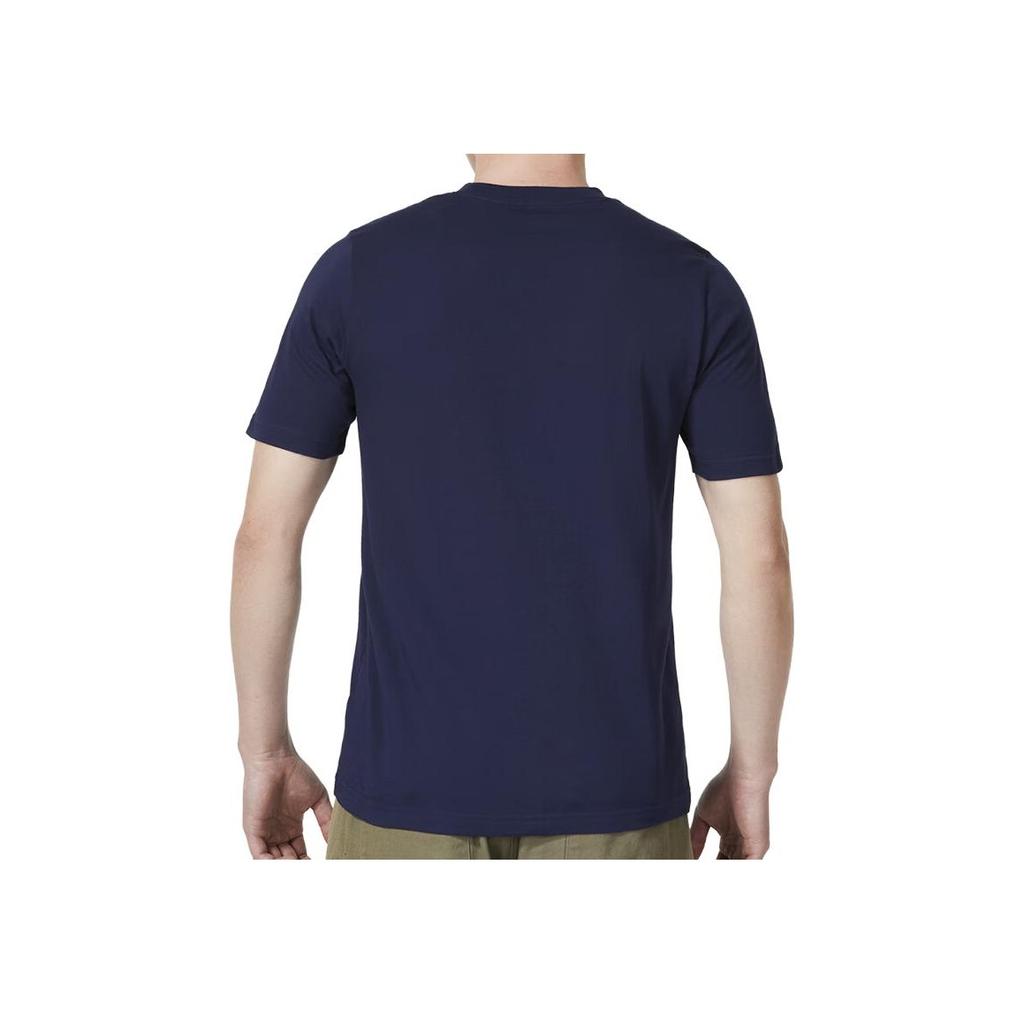 Puma Logo Print Short Sleeve T-Shirt Men Tops Blue 680276-06