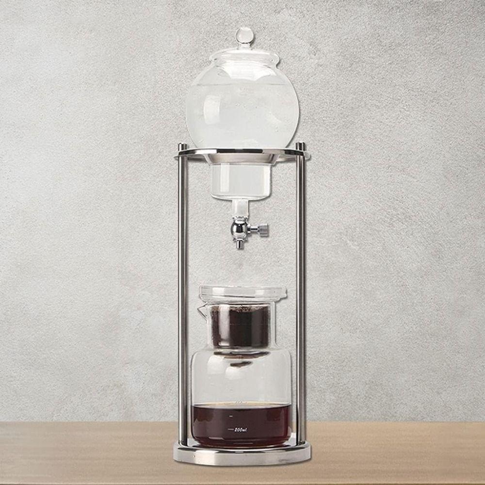 600ml Ice Dripper Coffee Maker Borosilicate Glass Iced Coffee Brewer  Kitchen