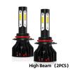 2/4Pcs LED 180W Bulbs 9005 9006 6000K Car Headlight Auto Lamp For Honda Civic 2004 2005 2006 2007 2008 2009 2010 2011 2012-2015