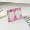 Transparent Flip Up Photocard Holder Cat Dog Photo Album Durable Card Display Rack  Birthday Gift