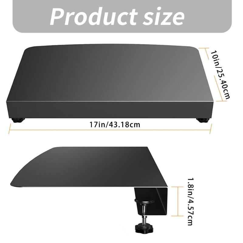 L Shaped Desk Corner Reinforcement Plate Nonrust Steel Mounting For Computer Accessories Space Optimization