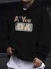 Unisex Casual Versatile Style Fashion Hoodie, New Unique Design with Striking Fashionable Printed Text and Graphic Patterns - Casual Pullover, Kangaro