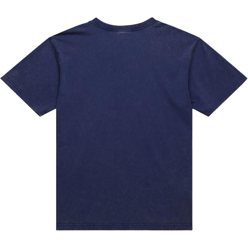 Mitchell & Ness x NCAA Vintage Logo Fade Away Premium Pocket T Shirt Men's Marine Blue FC8057-UMINAVY