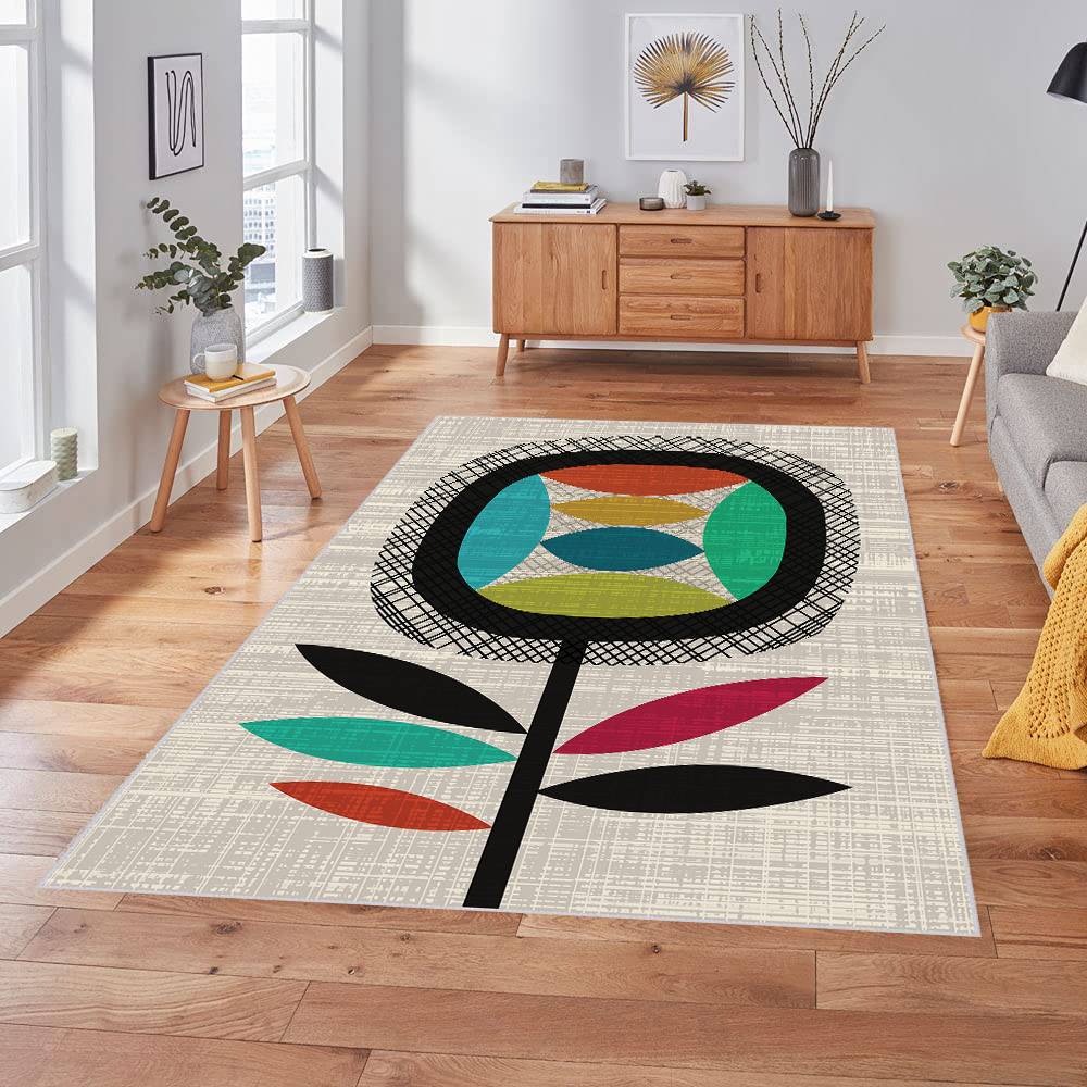 

Eliana Home Моющийся ковер с принтом LNA1845-SM376 80X150 бежевый