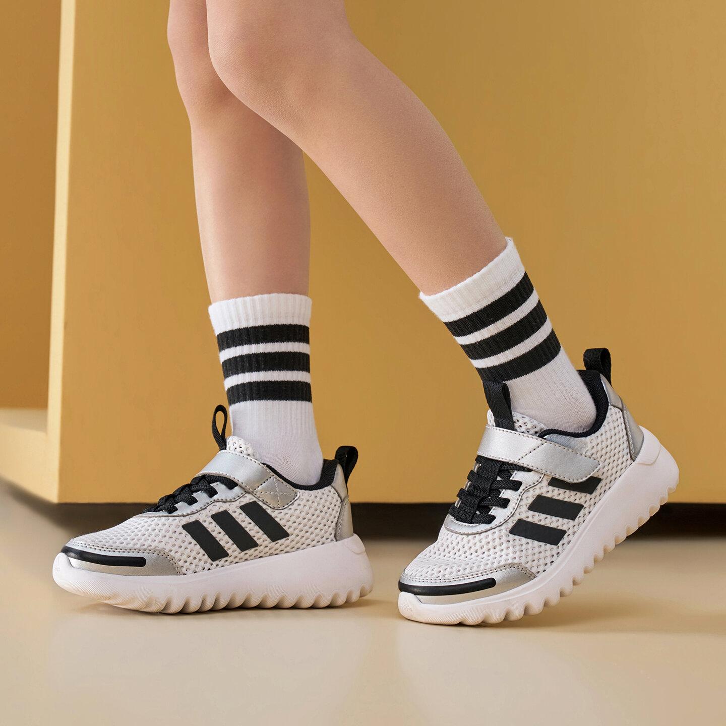 Adidas Playflow EL Low top Kids Lifestyle Shoes White Kids  31.5