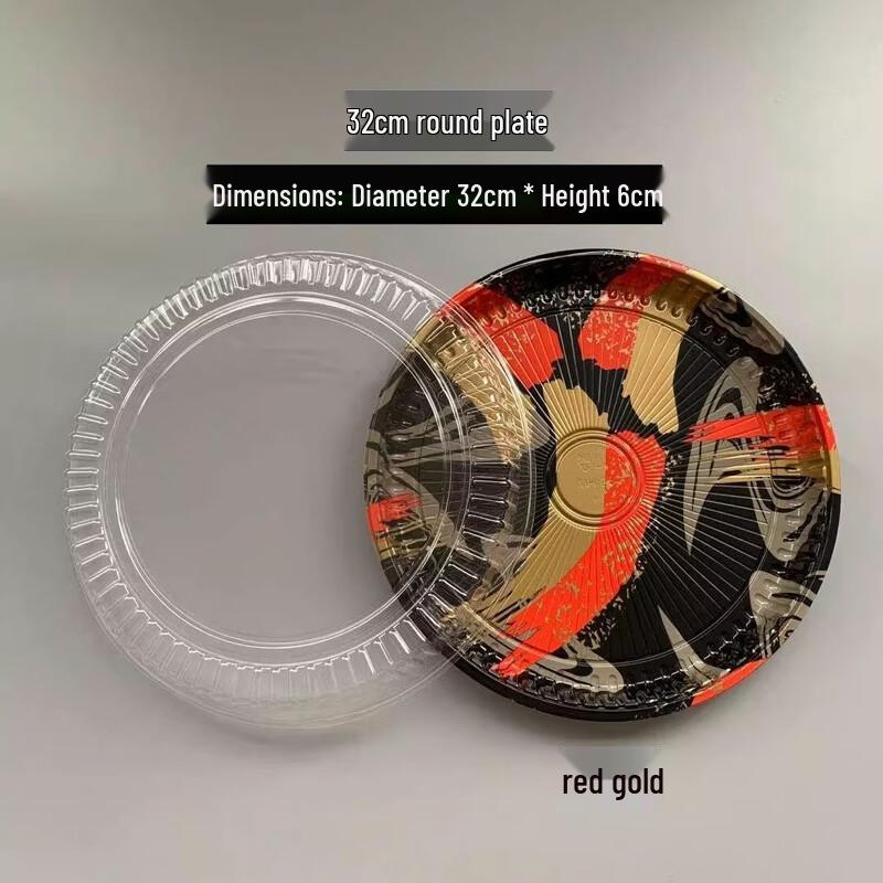 Disposable Round Sushi Box Japanese Style Packaging