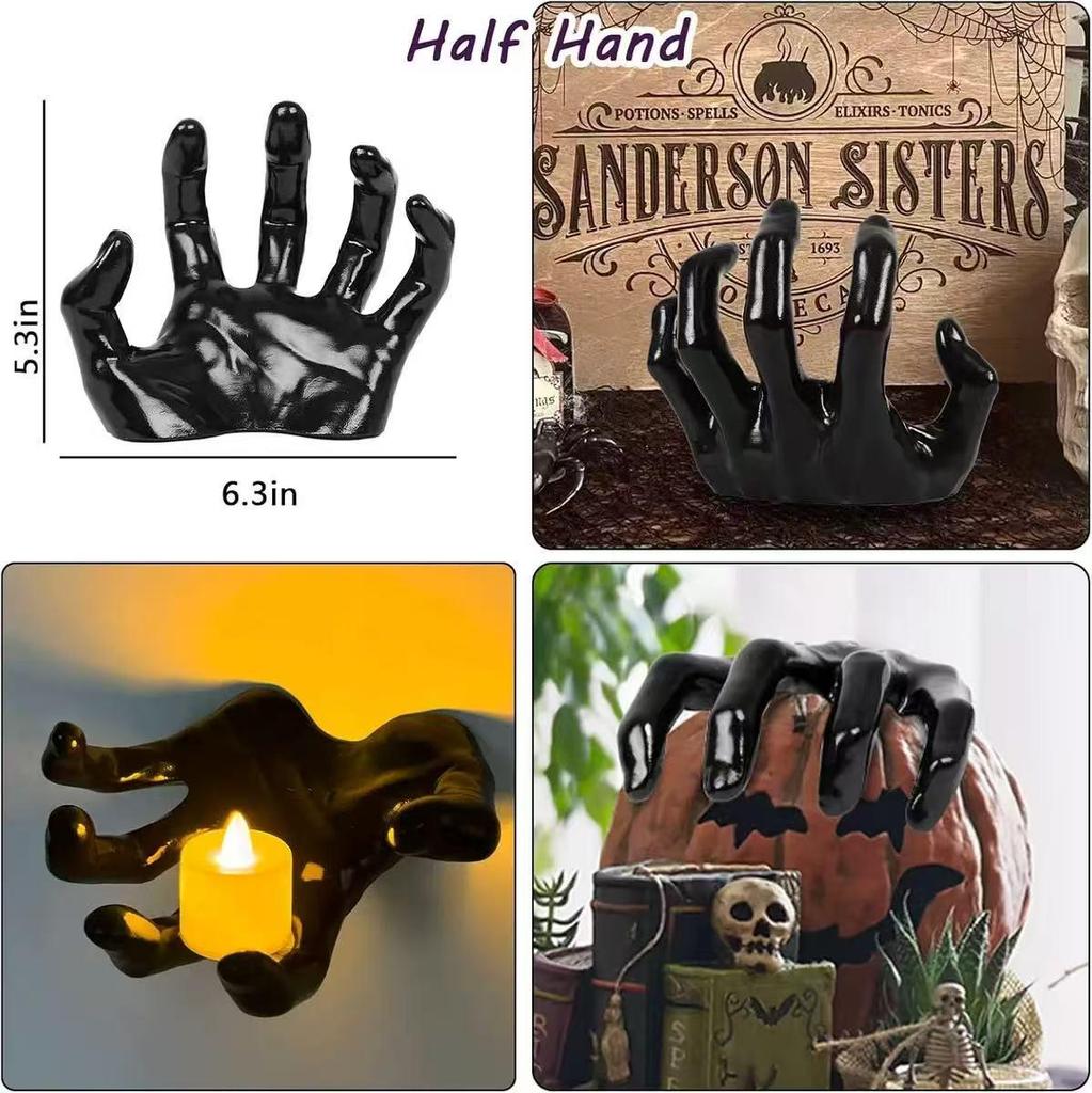Halloween Black Ghost and Devil Hand Ornament