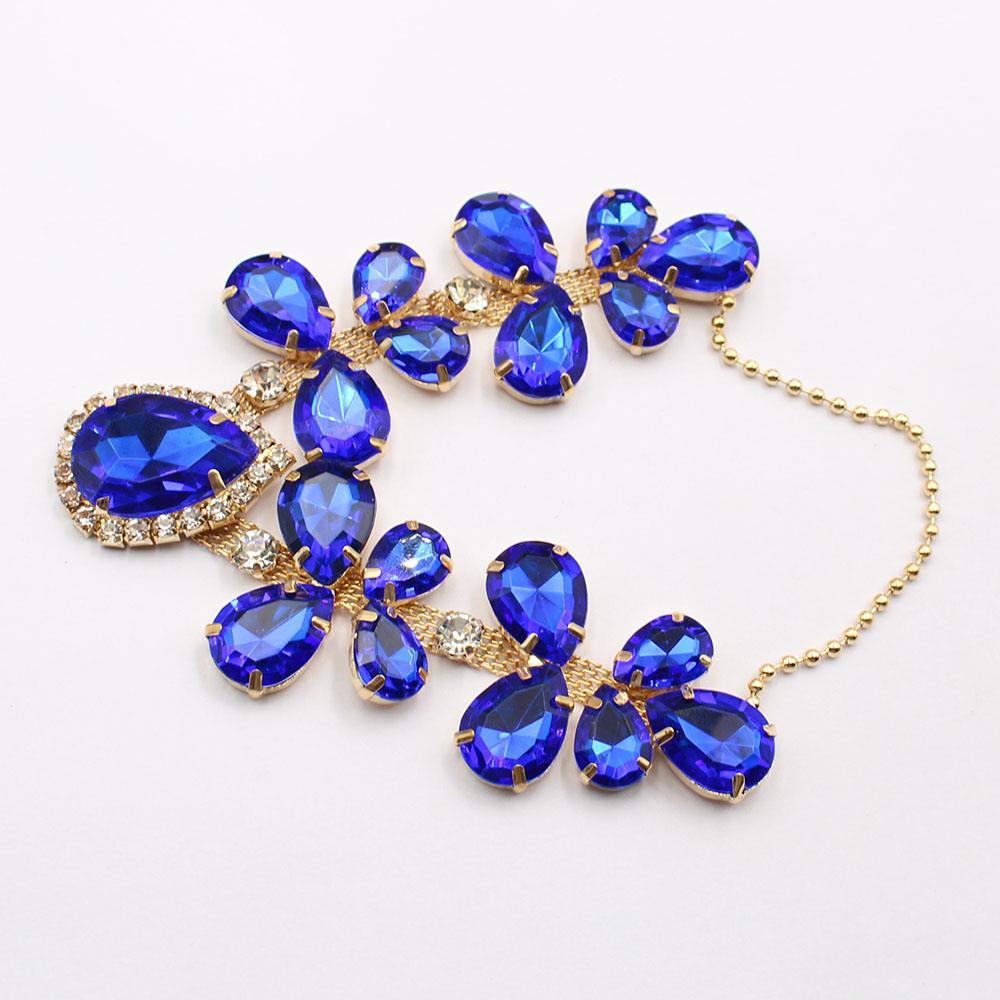 New 1 Piece 100 * 120mm Metal Summer DIY Bikini Beach Flip Flops Chain Rhinestone Decoration