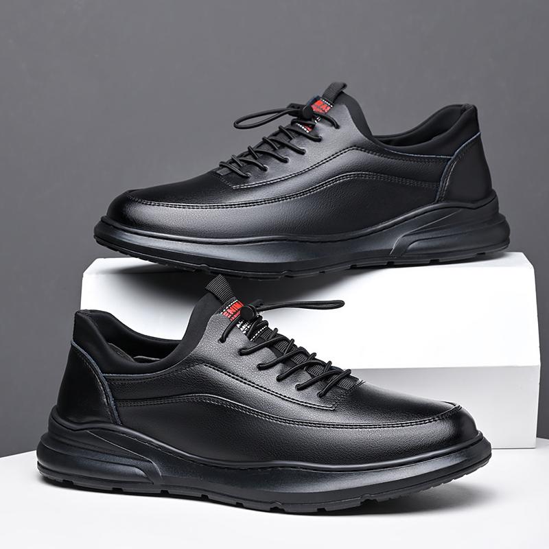 Fashion Hot Sale Men Casual Leather Sneaker New Trend Casual Shoes for Men All-match Man Skateboard Shoe Outdoor Comfy Sneakers Trainers