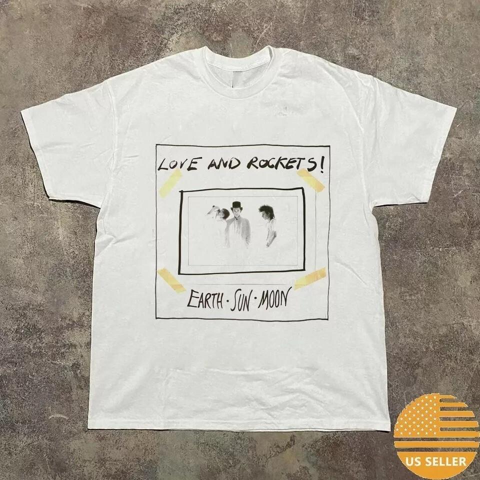 

Love and Rockets Earth Sun Moon Short Sleeve Full Size S-5XL BL795 Unisex T-Shirt XXXL