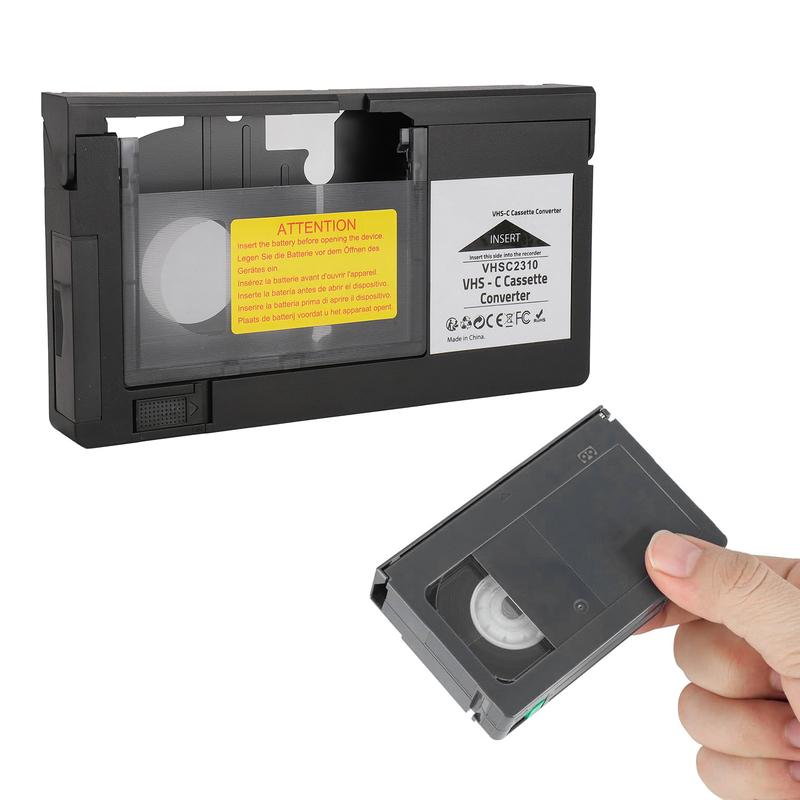 Cassette Converter Video Cassette Adaptor One Key Control User Friendly Playback Recording Motorized for S‑VHS‑C S‑VHS