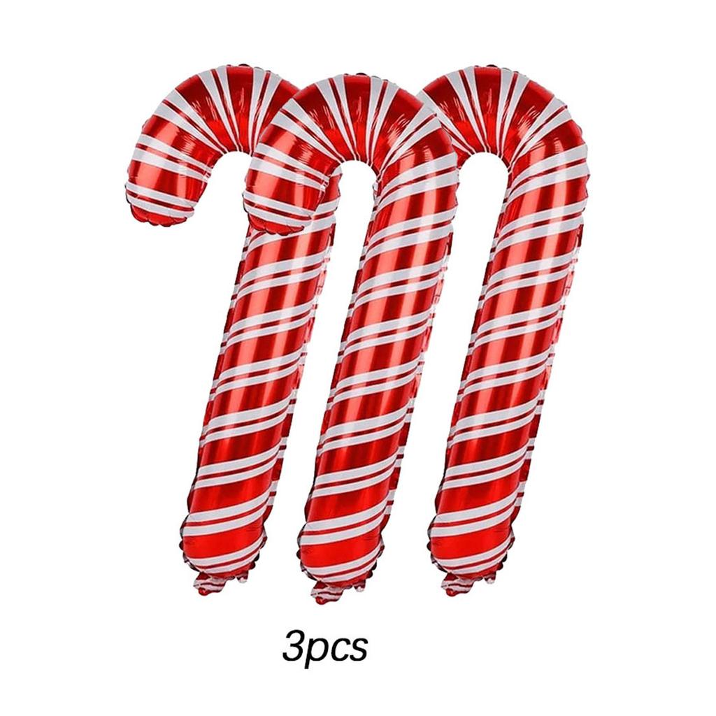 4D Six Sided Gift Box Windmill Cane Shape Aluminum Foil Balloon Birthday Christmas Party Scene Atmosphere Decoration