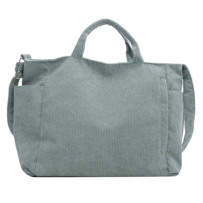 Stylish Casual Large Capacity Tote Bag For Women In Chic Korean Design With Vintage Texture