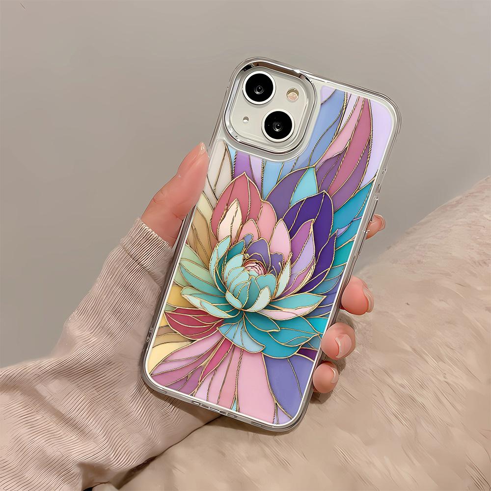 Lotus Pond Phone Case For IPhone 16 Case IPhone 15 17 13 12 14 16 Pro Max Plus 17 Air Soft Silicone Shockproof Cover Funda iphone 17