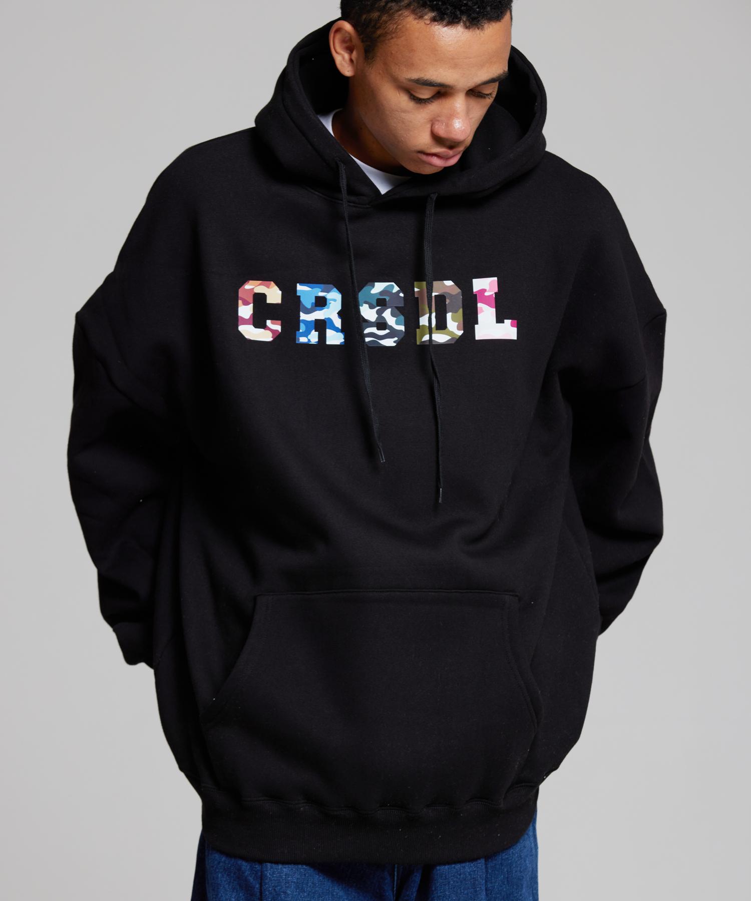 Cream Soda Lab Crl Multi Camo Hoodie Black M