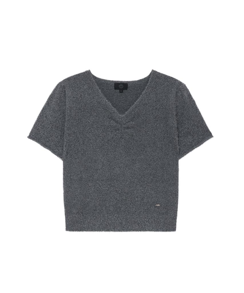 COVERNAT WOMAN Hairy Half Knit Charcoal