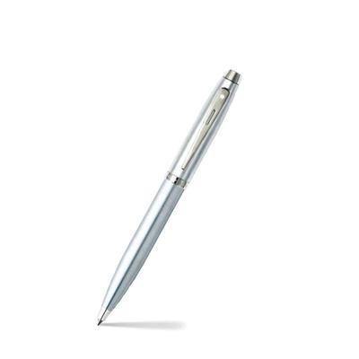 Sheaffer 100 Series Ballpoint Pen Brushed Chrome with Nickel Trim (Used)
