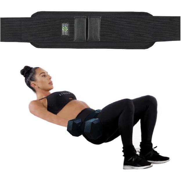 Hip Thrust Belt by SEWD – Use Any Weight to do Lunges, Glute Bridges, Dips and Booty Workouts – Easy to Set Up with Dumbbells for Hip Thrust,