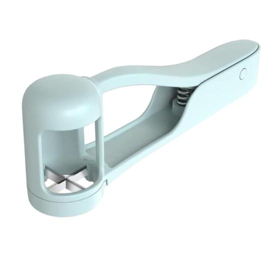 

Grape And Cherry Tomato Slicer with Stainless Steel Blade, Handheld Fruit Cutter for Kids Snacks, Quick Fruit Prep Tool, Family Kitchen Gadget