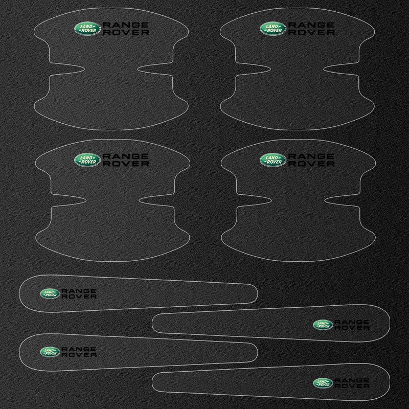 

8Pc Transparent Car Door Handle Bowl Anti Scratch Protective Sticker for Land Rover SVR Emblem Freelander 3 SVR L320 L330 Defender Range Rover Evoque белый