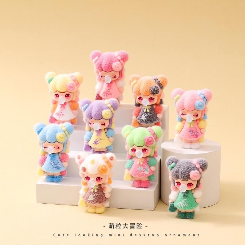 Cute Plush Chinese-Style Nanci Blind Box Accessories, Trendy Toys, Blind Boxes, Blind Bags, Keychains, Desktop Birthday Gifts